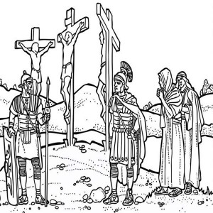 300x300 Good Friday Coloring Pages Jesus Christ Batch Coloring