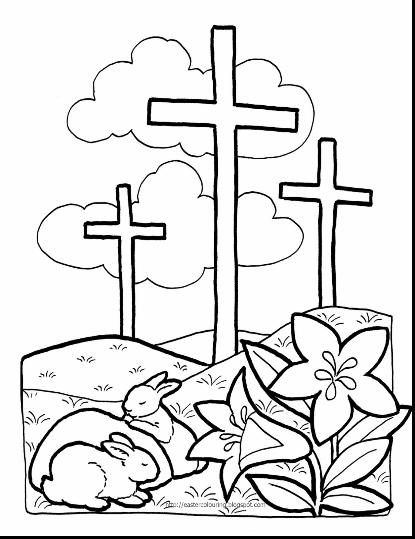 For Christian Easter Coloring Pages 1354x1760 For Christian Easter Coloring Pages