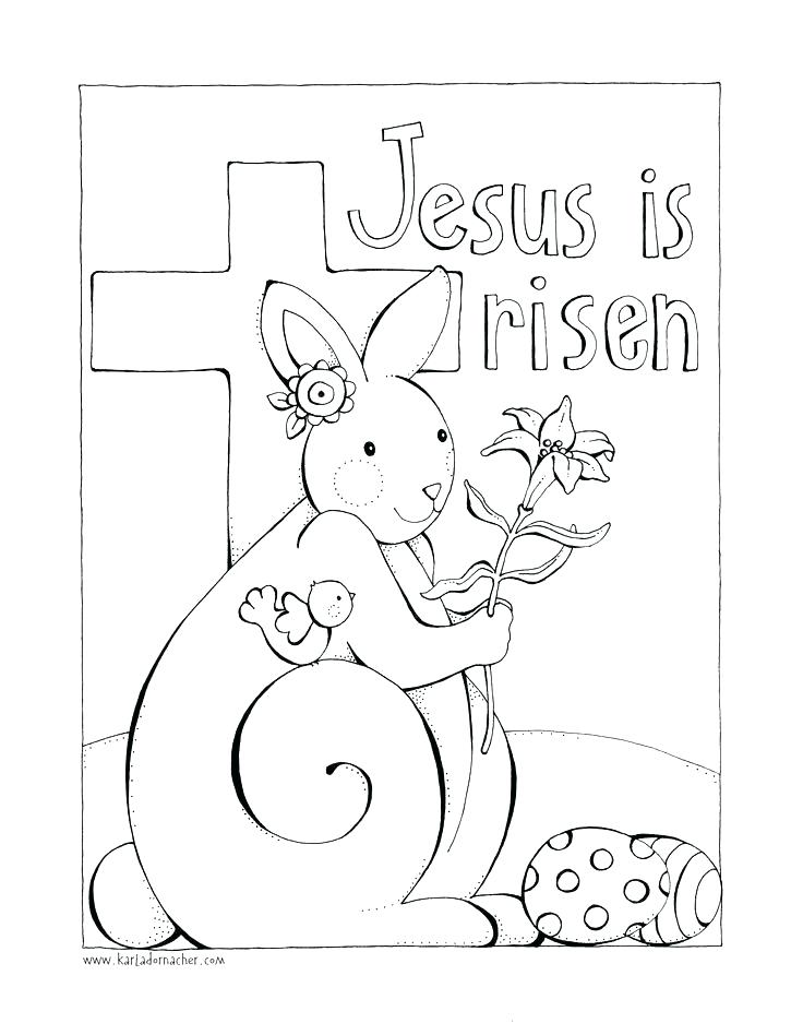 736x948 Easter Coloring Pages Religious