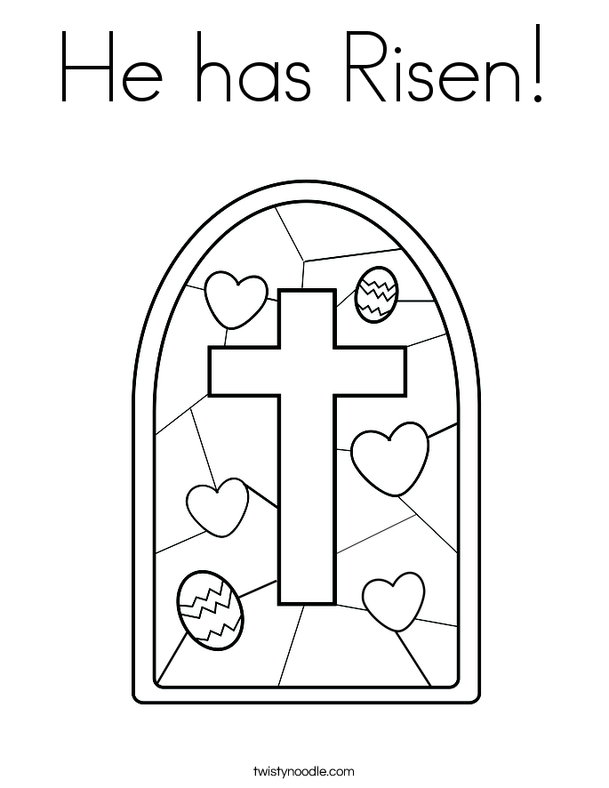 He Has Risen Coloring Page 685x886 He Has Risen Coloring Page