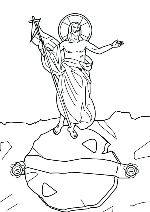 Resurrection Of Jesus Coloring Pages Is The Light Of The World 600x849 Resurrection Of Jesus Coloring Pages Is The Light Of The World