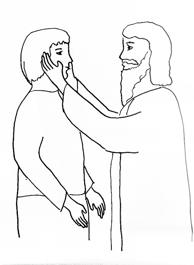 643x878 Bible Story Coloring Page For Jesus Heals A Deaf Man Free Bible