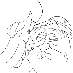 Jesus Heals A Blind Man Coloring Page 300x300 Jesus Heals A Blind Man Coloring Page
