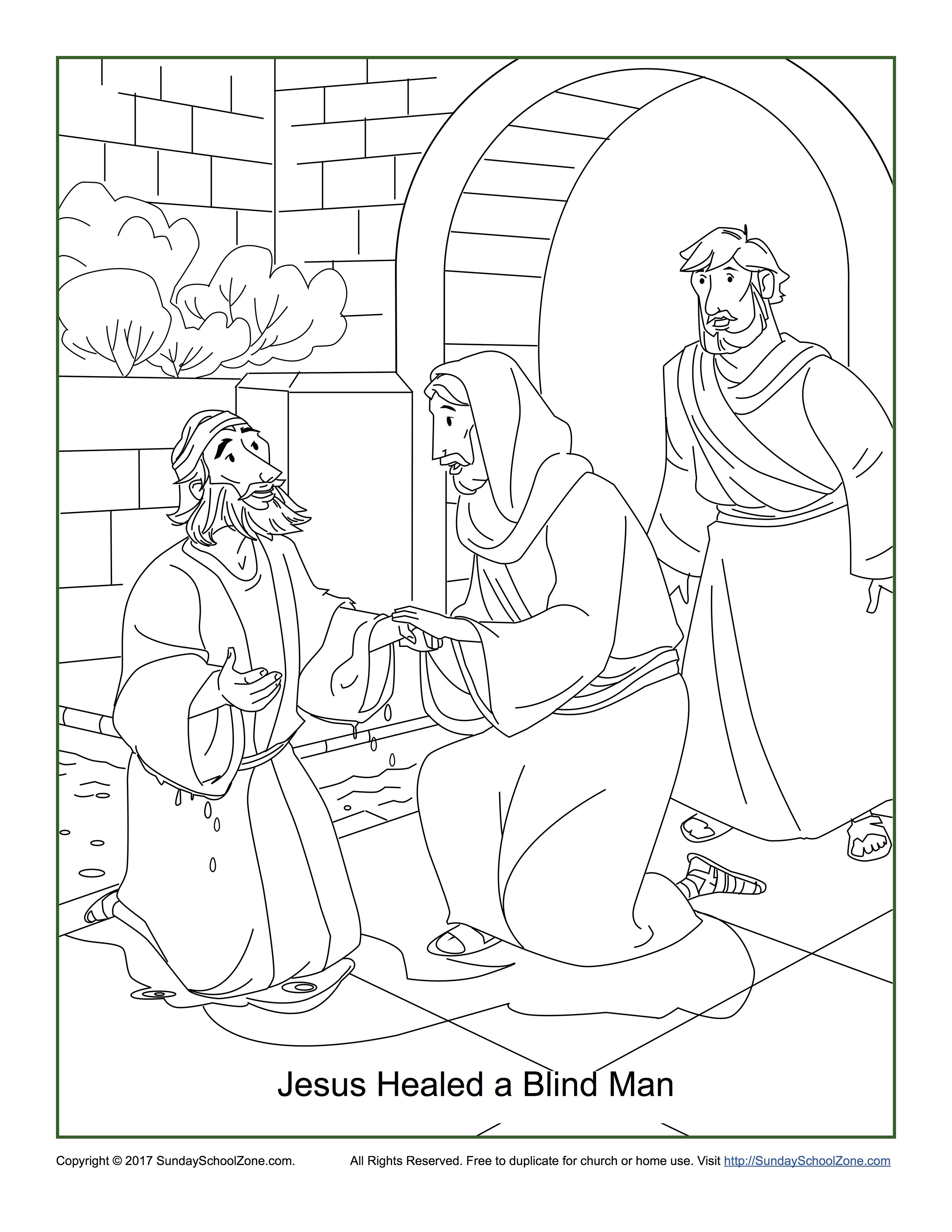 Jesus Healed A Blind Man Coloring Page Jesus Healed A Man Born 3000x3882 Jesus Healed A Blind Man Coloring Page Jesus Healed A Man Born