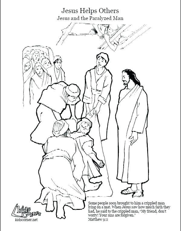 Jesus Heals The Sick Coloring Pages at GetColorings.com | Free ...