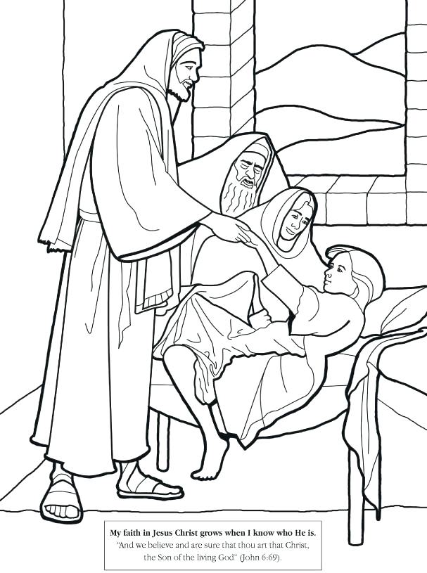 Jesus heals the sick coloring pages at getcolorings free