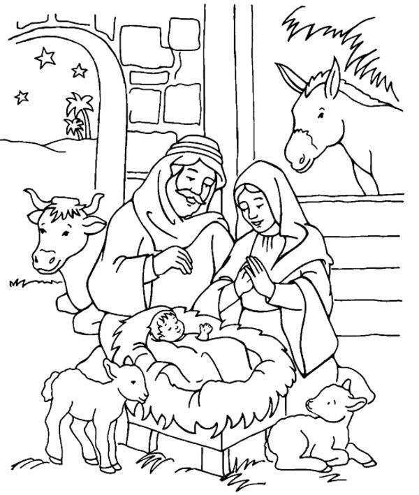 600x709 Jesus Is Born Coloring Sheet Jesus Is Born Coloring Pages