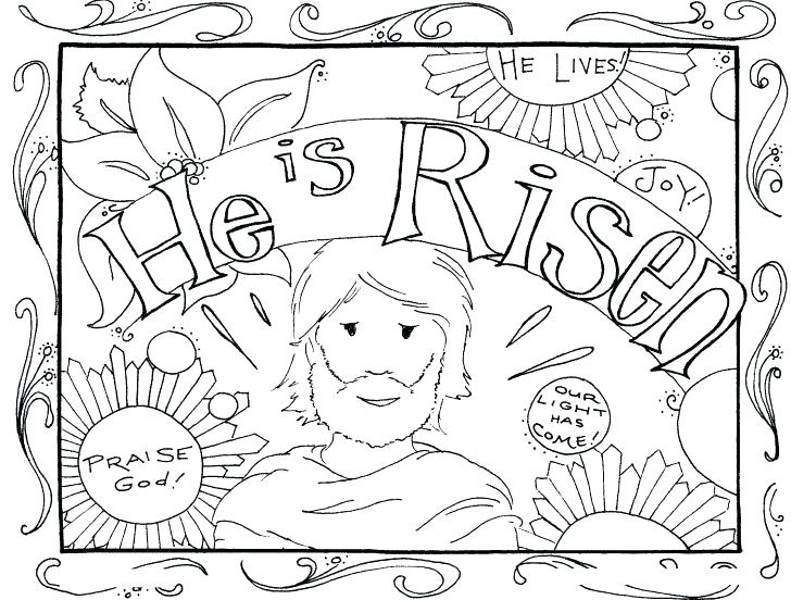 728x552 He Is Risen Coloring Page He Is Risen Coloring Page
