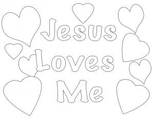 Jesus Loves Me Coloring Page Classroom Activities 300x232 Jesus Loves Me Coloring Page Classroom Activities