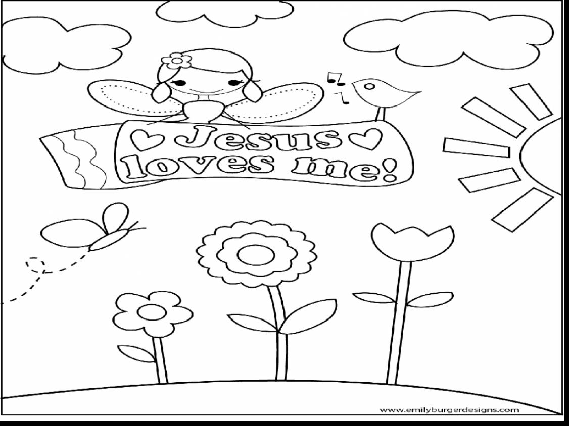 God Loves Me Coloring Page 1126x844 God Loves Me Coloring Page