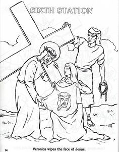 Coloring Page For The Fourth Station Of The Cross Jesus Meets His 236x301 Coloring Page For The Fourth Station Of The Cross Jesus Meets His