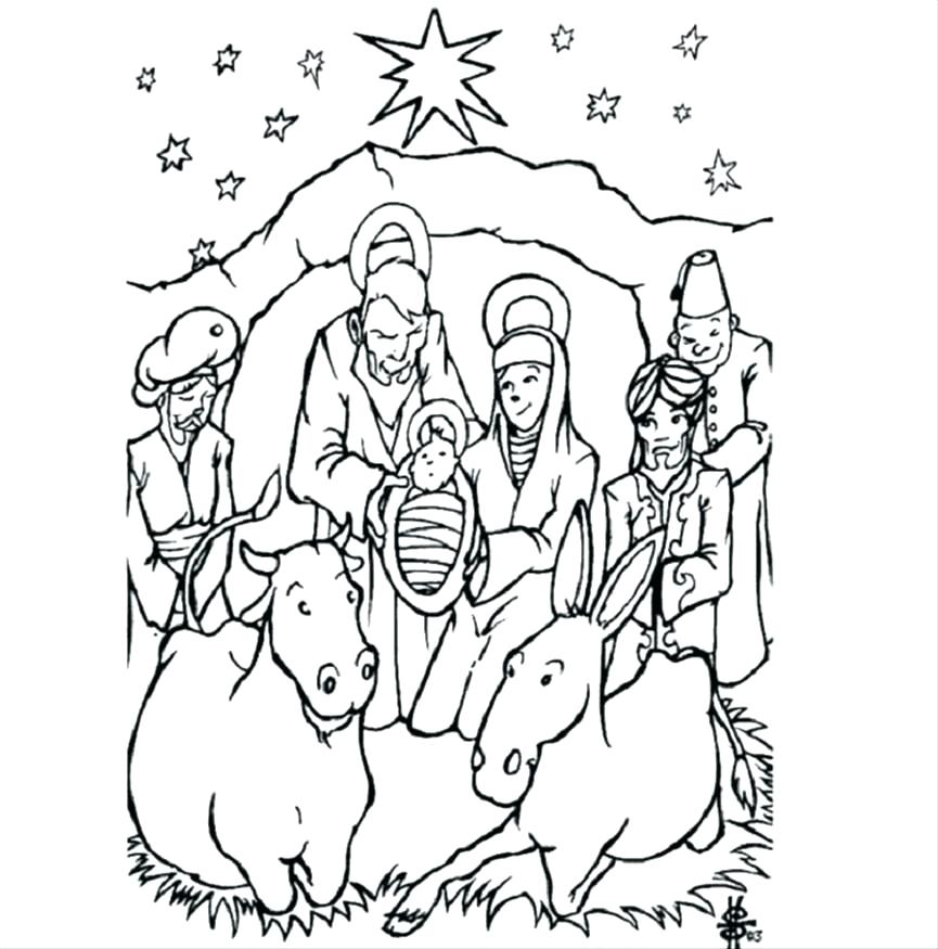 Jesus On The Cross Coloring Page at GetColorings.com | Free printable ...