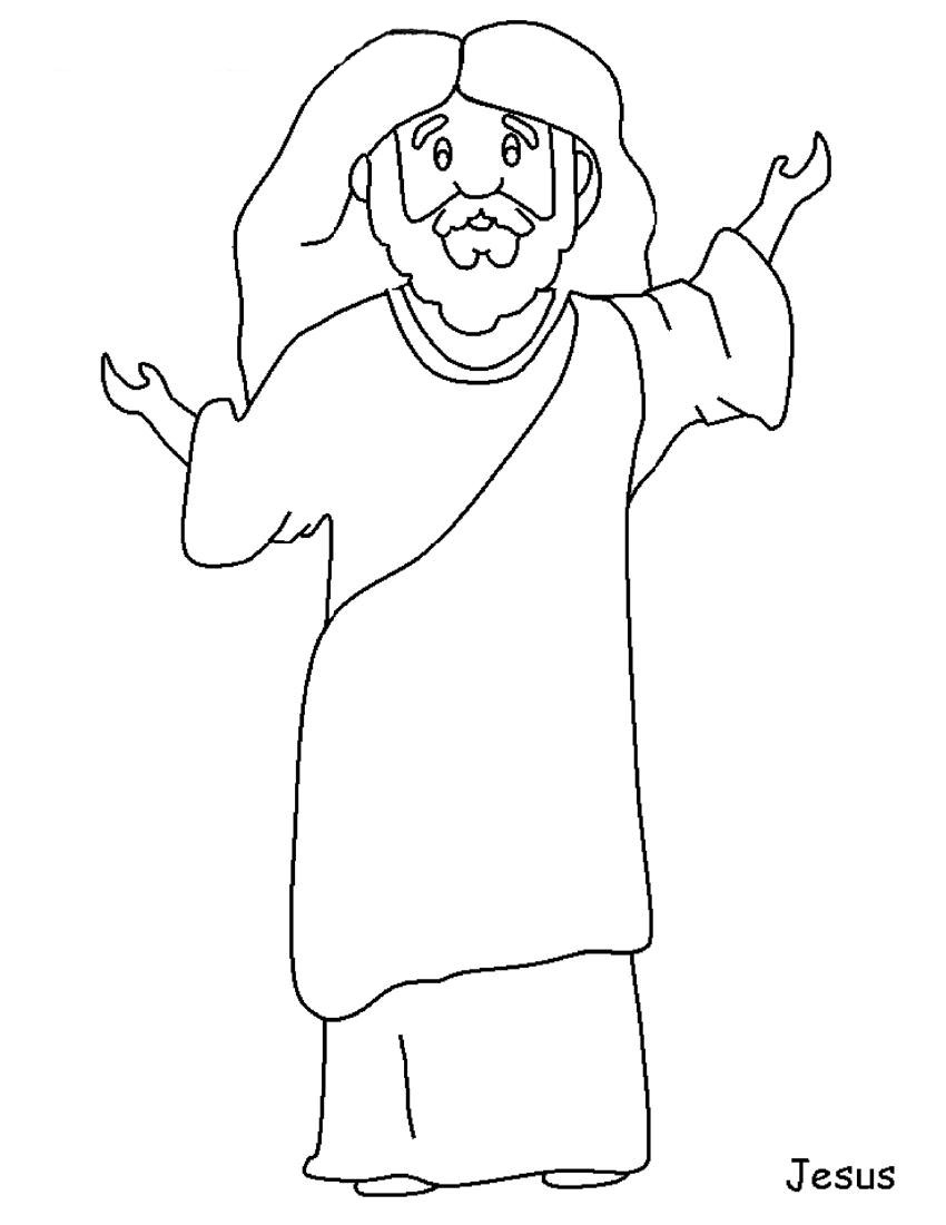 Jesus On The Cross Coloring Pages Printable at GetColorings.com | Free ...