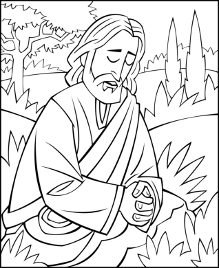 318x390 Sunday School Coloring Page