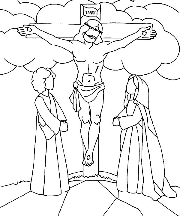 Jesus Coloring Page Coloring Pages Good Coloring Pages Crucifixion 600x720 Jesus Coloring Page Coloring Pages Good Coloring Pages Crucifixion