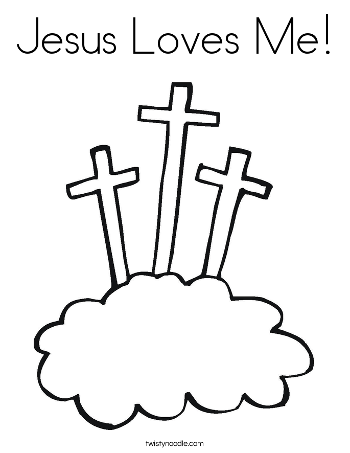 Jesus Loves Me Coloring Page 685x886 Jesus Loves Me Coloring Page