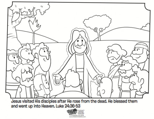 Jesus Resurrection Coloring Page at GetColorings.com | Free printable ...