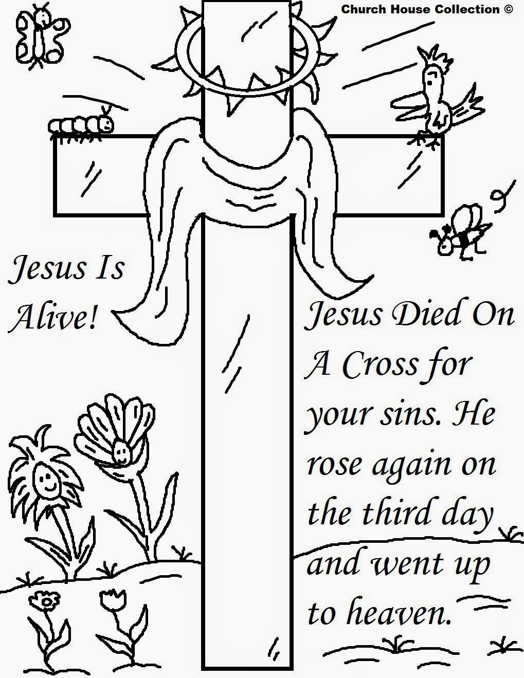 Church House Collection Blog Easter Jesus Resurrection Coloring 1019x1319 Church House Collection Blog Easter Jesus Resurrection Coloring