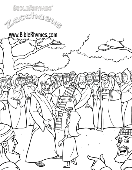 Biblerhymes' Zacchaeus 436x560 Biblerhymes' Zacchaeus