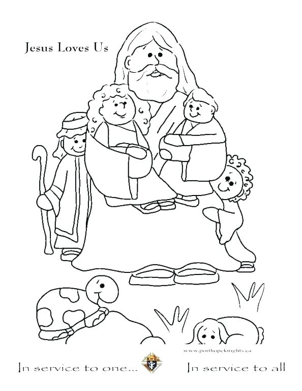 Jesus Temptation Coloring Page at GetColorings.com | Free printable