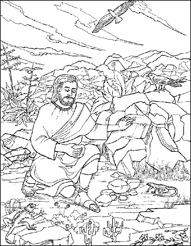 625x804 Jesus Is Tempted In The Desert Coloring Pages