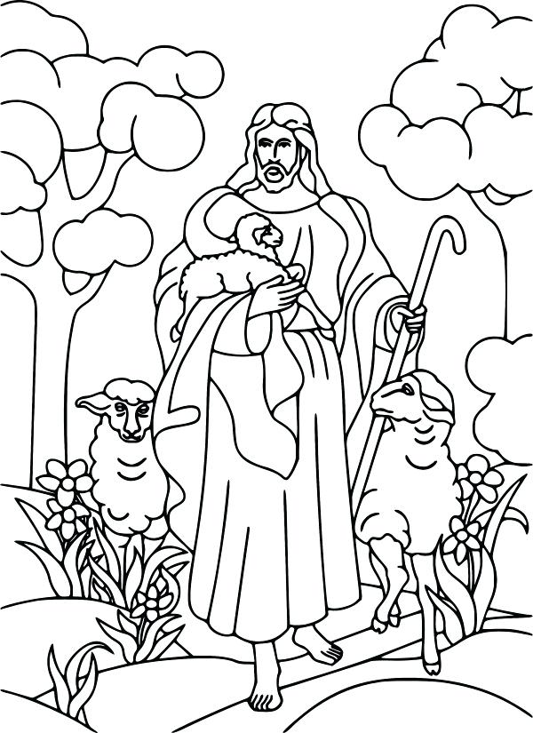 600x825 Good Shepherd Coloring Page Download Large Version Of This