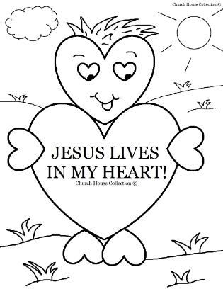 Valentine's Day Coloring Page For Sunday School Jesus Lives In My 315x408 Valentine's Day Coloring Page For Sunday School Jesus Lives In My