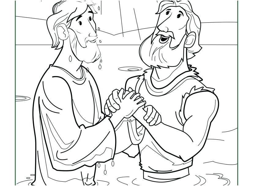 Jesus Walks On Water Coloring Page at GetColorings.com | Free printable ...