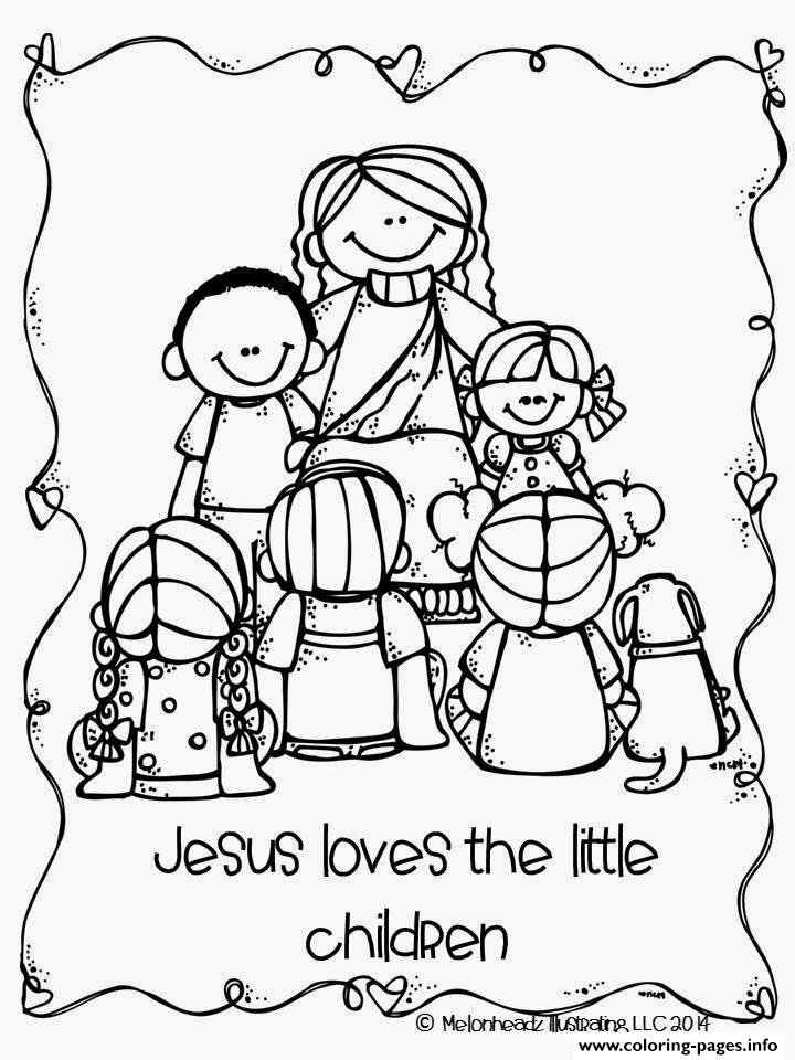 720x960 Jesus And The Children Coloring Page 19 Jesus With Children