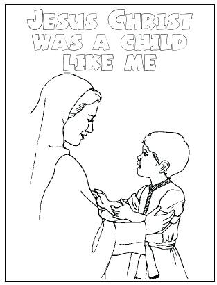 Jesus With Children Coloring Page at GetColorings.com | Free printable ...