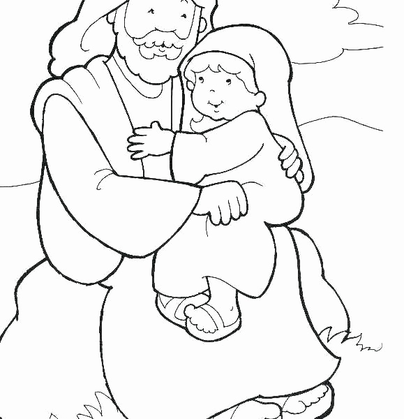 Jesus With Children Coloring Page at GetColorings.com | Free printable ...