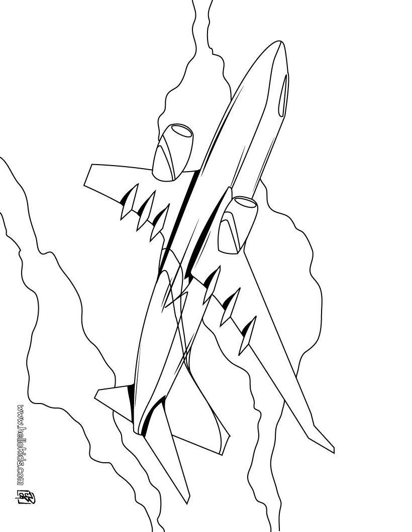 820x1060 Jet Plane Coloring Pages