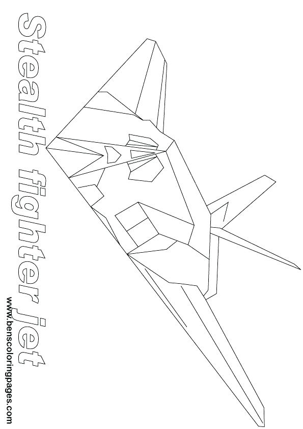Jet Plane Coloring Pages Fighter Jet Coloring Page Stealth Jet 595x842 Jet Plane Coloring Pages Fighter Jet Coloring Page Stealth Jet
