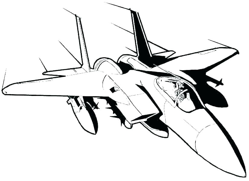 Jet Coloring Page 824x600 Jet Coloring Page