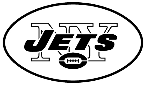 500x292 New York Jets Logo Black And White