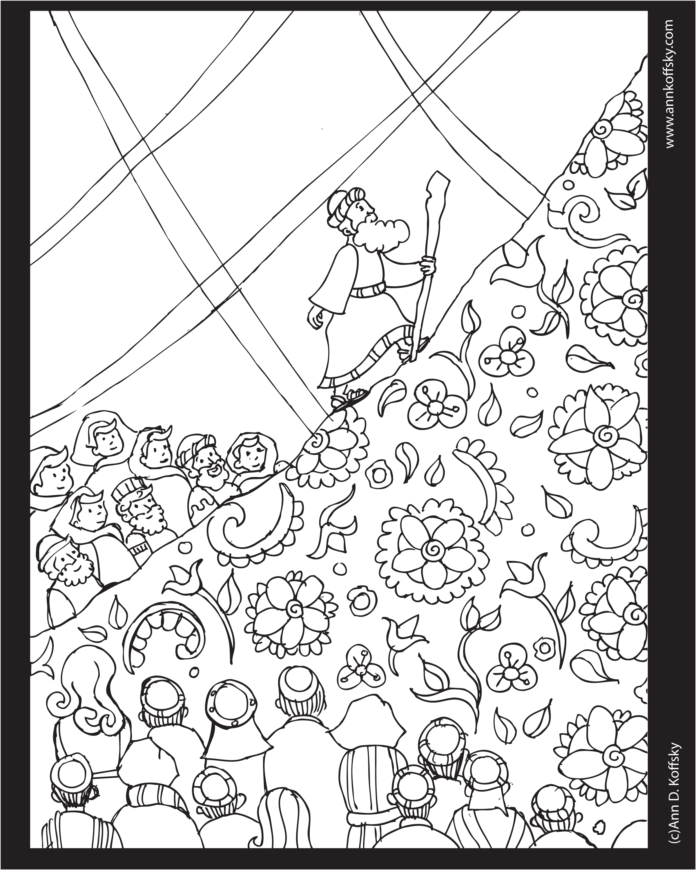 Terrific Jewish Colouring Pages Shavuot Holida 2400x3000 Terrific Jewish Colouring Pages Shavuot Holida