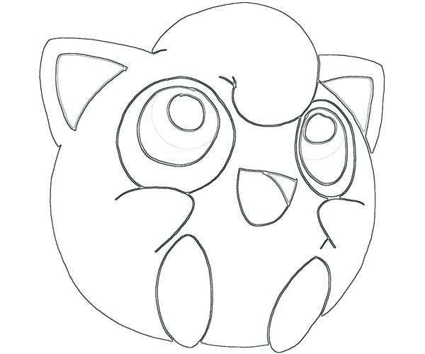 600x500 Jigglypuff Coloring Pages Amazing Coloring Coloring Pages