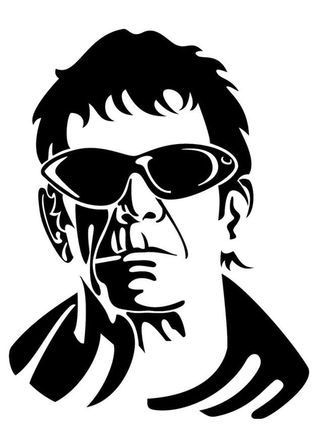 620x875 Coloring Page Lou Reed