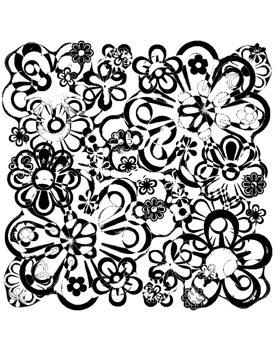 903x1147 Free Coloring Page Psychedelic When