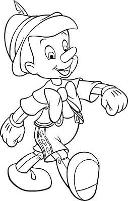 254x400 Disney Coloring Pages Pinocchio And Jiminy Cricket Coloring Pages