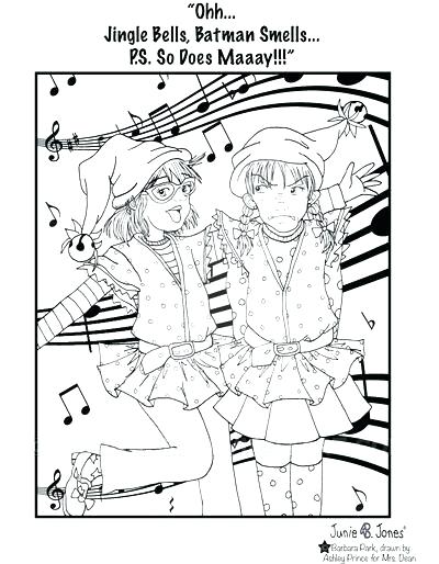 400x514 Jingle Bells Coloring Pages Free Kids Coloring Bells Free Coloring