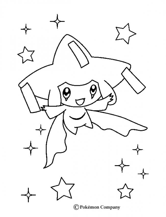 651x850 Jirachi Pokemon Coloring Pages