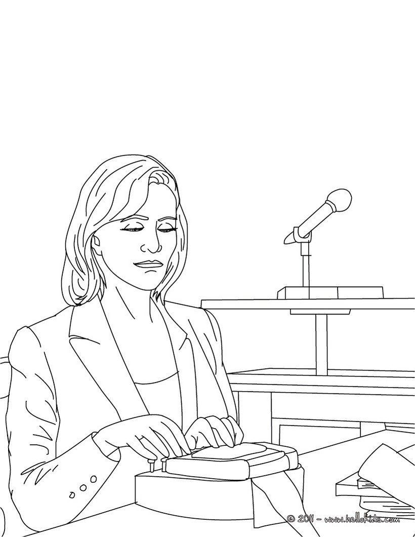 820x1060 Court Clerk Job Coloring Page. Amazing Way For Kids To Discover