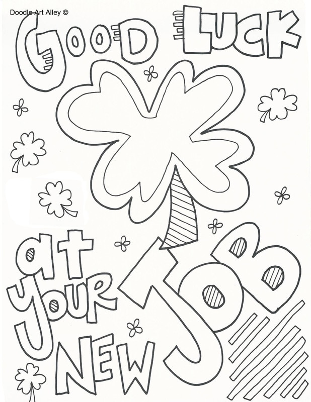618x800 Good Luck Coloring Pages New Job Coloring Pages Doodle Art Alley