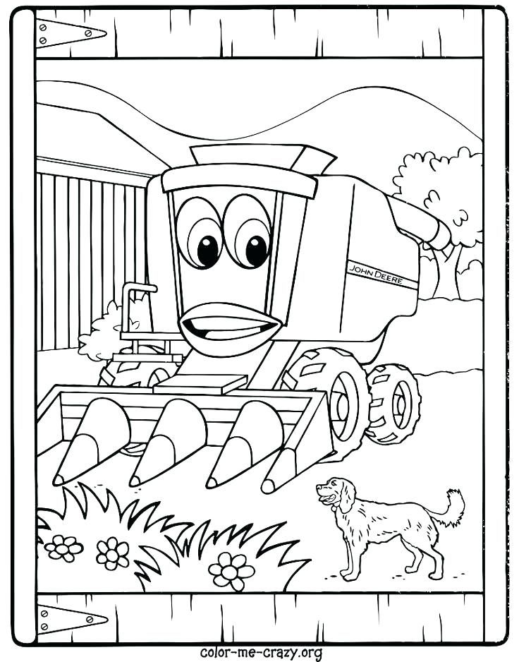 736x938 John Deere Coloring Page John Tractor Coloring Pages John Coloring