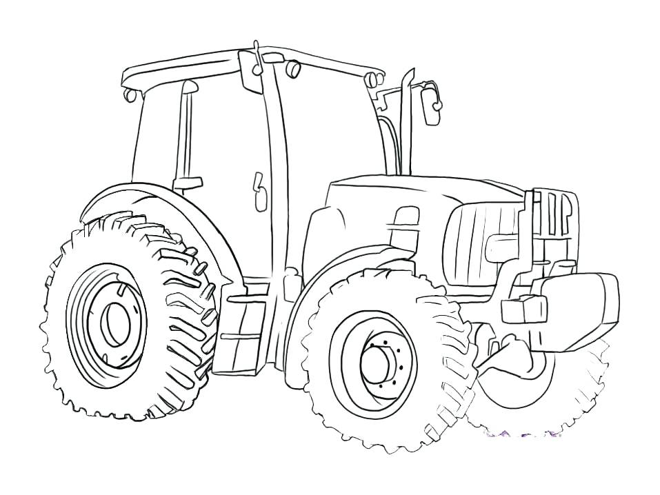 957x718 John Deere Coloring Pages