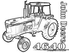 8430 Deere Tractor Colouring Sheet For The Kids 236x182 8430 Deere Tractor Colouring Sheet For The Kids