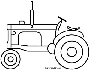 300x234 Top 73 Tractor Coloring Pages