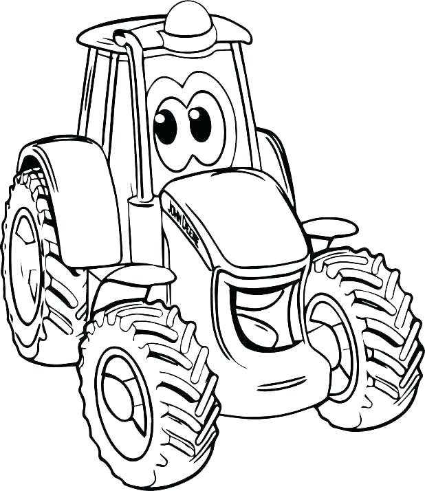 618x714 John Deere Tractor Coloring Pictures Pencari.co