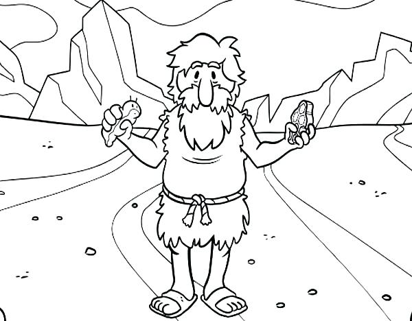 600x468 John The Baptist Coloring Page With John The Baptist Coloring